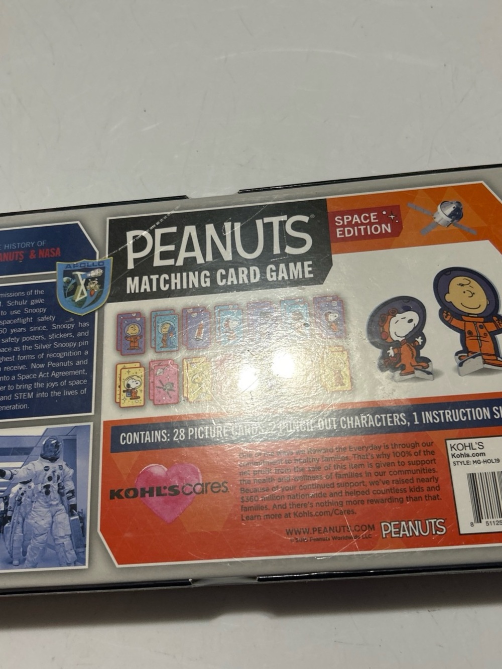 Peanuts Matching Card Game Space Edition New Unopened Sealed - Picture 2 of 6